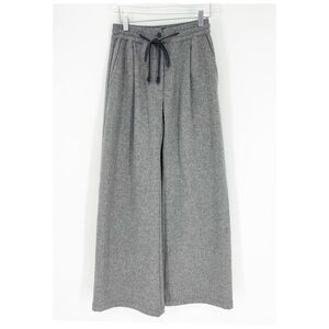 GREI New York Wool Blend Wide‎ Leg Pants 0 Grey
